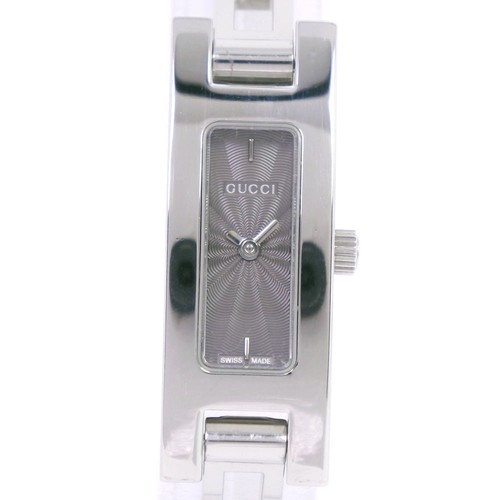 GUCCI Orologi 3900L Quadrante Grigio Acciaio Inox Quarzo Donna