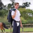 Shires Aubrion Short Sleeve Mens Tie Shirt - White