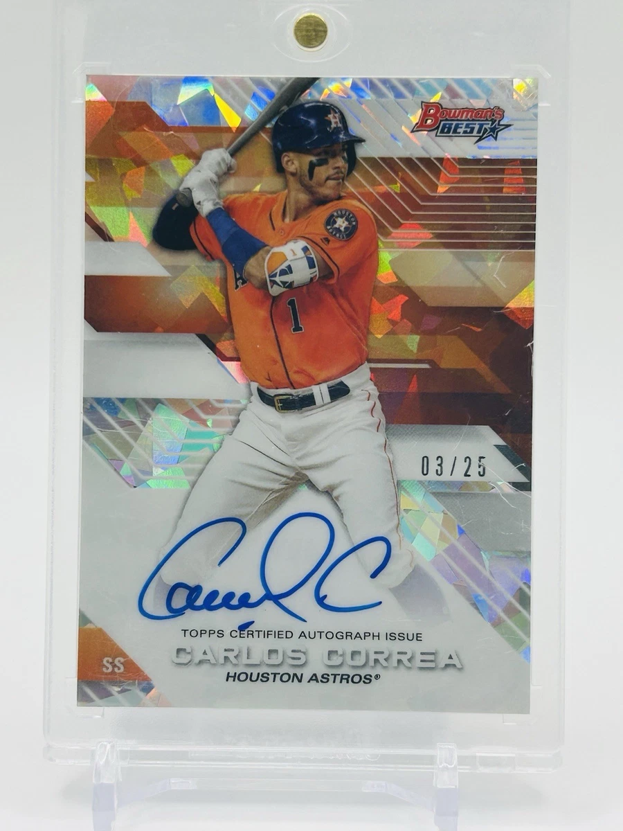 Bowman Carlos Correa Baseball Sports Trading Cards & Accessories