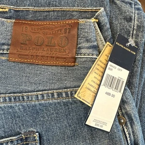 NWT Polo Ralph Lauren Jeans Mens 48B Big Medium Blue Classic 867 Straight 48x30 - Picture 1 of 18