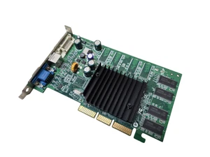 Dell Nvidia CN#0G0001-44571 VGA/DVI/S-Video 128MB AGP Video Graphics Card - Picture 1 of 4