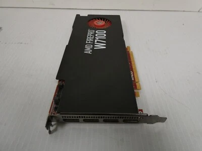 AMD FirePro W7100 8GB GDDR5 PCIe 4 x DisplayPort Video Card 0X38PC - Image 1 of 4