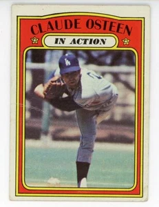 1972 Topps ##298 Claude Osteen Los Angeles Dodgers ⚾ VG-EX - Picture 1 of 2