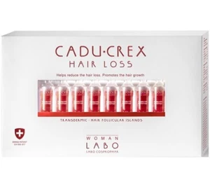 Cadu-Crex Reduces Hair Loss Promotes Hair Growth For Women In 20 or 40 Vials - Picture 1 of 5
