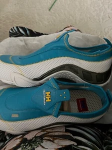 Women's Helly Hansen lWater Hiking  White/Aqua  Sz 9 NICE - Picture 1 of 6