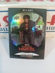 2022 UPPER DECK MARVEL ALLURE CARD BLACK RAINBOW LASHANA LYNCH MARIA RAMBEAU 91