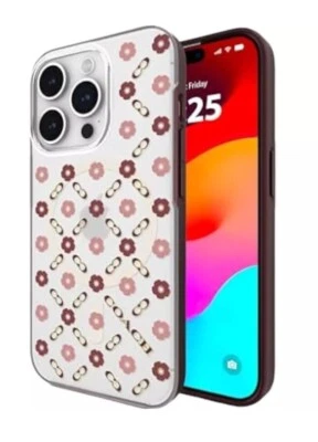 COACH iPhone 15 PRO Case Compatible with MagSafe In Tea Rose NEW - Image 1 of 4