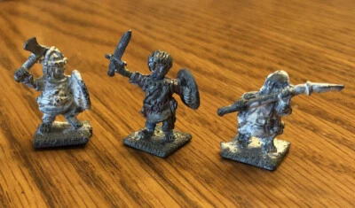 HOBBIT BOUNDERS Elan Merch 1754a,c,d VTG Lord of the Rings Miniatures Lot of 3 - Image 1 of 4