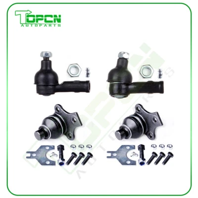 4x New Front Lower Ball Joints Outer Tie Rod End For 1993-1999 Volkswagen Golf Foto 1 de 4