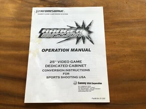 Vintage ORIGINAL Sammy Corp. RANGER MISSION Operation Manual  See Pictures - Imagen 1 de 4