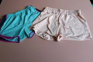 Lot Of 2 Nike Dri-fit Shorts Women’s Size M One Lined Drawstrings Elastic Waists - Picture 1 of 17