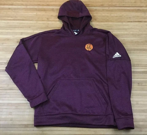 Men Adidas Climawarm Loyola Chicago Ramblers Hoodie Sweatshirt Medium Basketball Cover