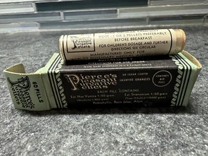 Vintage Dr. Pierce’s Pleasant Purgative Pellet, NEW OLD STOCK - Bild 1 von 9