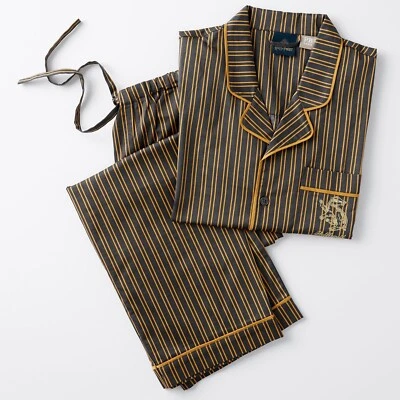 Nuevo Juego de 2 Pijamas Pottery Barn ADULTO Harry Potter Hufflepuff House Gris S Foto 1 de 4