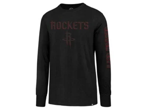 Houston Rockets NBA Men's Super Rival Team Slogan Clutch City Jet Black T-Shirt - Picture 1 of 1