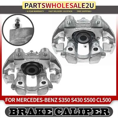 2x Pinza de freno de disco trasera derecha y derecha con soporte para Mercedes-Benz S350 S430 S500 Foto 1 de 4