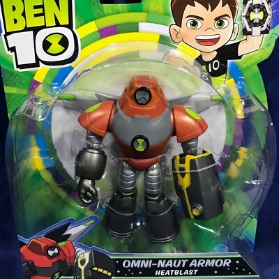Ben 10 - OMNI-NAUT ARMADURA HEATBLAST - FIGURA DE ACCIÓN 5" Cartoon Network PLAYMATES Foto 1 de 4