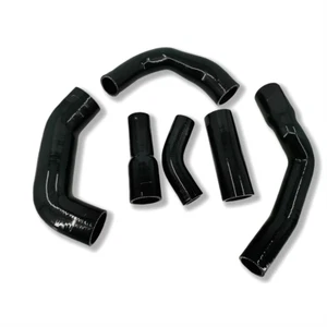 Black Radiator Silicone Coolant Hose For 2002-07 Ford Mondeo MK3 2.0L 2.2L TDCi - Bild 1 von 4