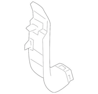 Genuine Ford Flex 2009-2019 Passenger Side Cowl Trim 8A8Z-7402344-AA - Image 1 of 2