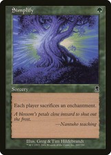 FOIL Simplify | MtG Magic Odyssey | English | Near Mint