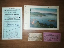 BIGLIETTO TRASPORTI E INGRESSO - LOTTO DI 18 VECCHI BIGLIETTI - OLD TICKETS
