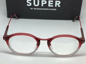 RetroSuperFuture PPQ Numero 43 Cuadro Burdeos descolorido Tamaño 48mm NIB ÓPTICA - Imagen 1 de 2