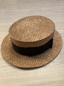 Canotier Début XXème Taille 55/56 Nominatif Belle Époque - Photo 1/6