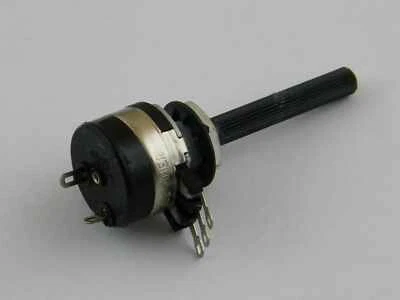 POTENZIOMETRO 4K7 LOGARITMICO + INTERRUTTORE PIHER T21 4,7 KOHM