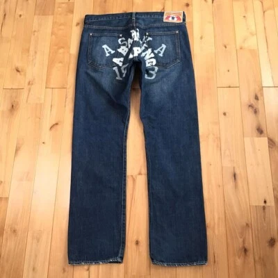 BAPE ASNKA LOGO Denim Pants a bathing ape NIGO Size L - Image 1 of 4