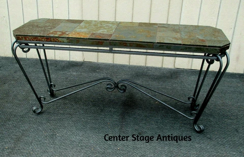 63108 Iron Base Console Table Sideboard Server Cover