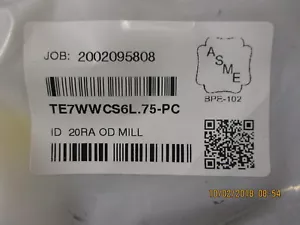 TE7WWCS6L.75-PC Maxpure BPE Series 3/4 Short Outlet Tee, T316L SS BRAND NEW! - Picture 1 of 4