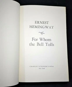 For Whom The Bell Tolls By Ernest Hemingway - Picture 1 of 9