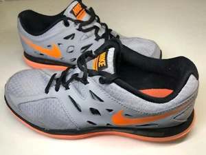 Nike Youth Dual Fusion Lite Orange Grey Woman's Size 6 / 38.5 - Picture 1 of 7
