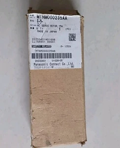 NEW PANASONIC AC SERVO MOTOR 15W MTNM000235AA JAPAN - Picture 1 of 5