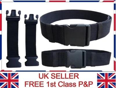 38mm 50mm Adjustable Webbing Belt (1.5", 2") Waist Extension Straps For Bags