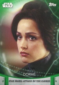 Women Of Star Wars Green [99] Base Card #21 Dorme