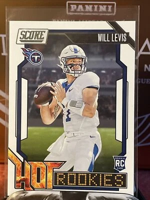 2023 Score Will Levis Hot Rookies Rookie Card RC #5 Titans - Image 1 of 2
