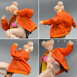 1/12 Scale Jacket Coat Top Clothes Model for 6" Romankey X COWL Female Figure - Picture 1 of 10