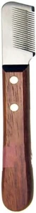 Cuchillo pelador LAU para mascotas, mango de madera dientes medianos, acero inoxidable 13001 - Imagen 1 de 5