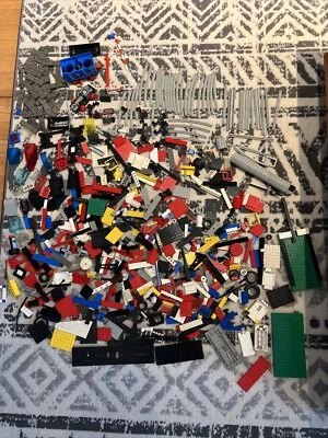 Vintage Battery Train Lot Lego (7720) Track - Some Space And More 80s Parts - Image 1 of 4