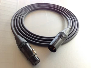 3FT Mogami Neglex 2549 / Neutrik Gold XX Series XLR 3 Pole Balanced Cable - Picture 1 of 7