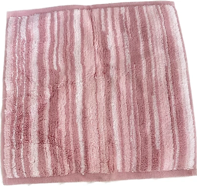 Hudson Park Collection Fine Stripe Luxe Turkish Cotton Washcloth - Powder Pink - Image 1 of 3