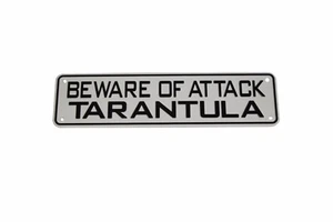 Beware of Attack Tarantula Reptile Sign Iguana Frog Bearded Dragon Snake Invert - Picture 1 of 1