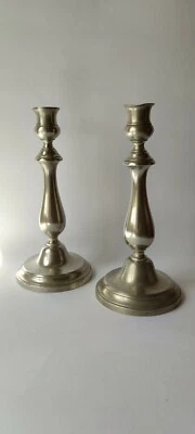 COPPIA CANDELABRI BRONZO - Immagine 1 di 4