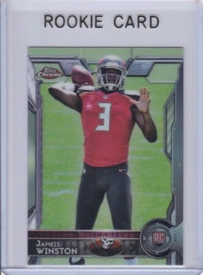 JAMEIS WINSTON ROOKIE CARD 2015 TOPPS CHROME Mini Version RC Football BUCS SAINT - Image 1 of 2