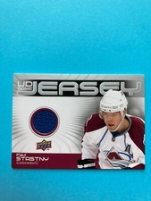 Paul Statsny  2010-11 Upper Deck Series 1 Game Jersey #GJ-PS Colorado see crease