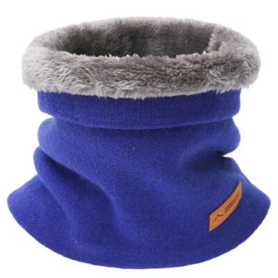 Invierno Peluche Anillo Bufanda Cuello Calentador Snood Bufandas Pullover Tejido Cuello Silenciador Foto 1 de 4