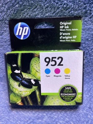 Paquete combinado de inyección de tinta HP 952 original de julio de 2020 cian/magenta/amarillo N9K27AN Foto 1 de 2