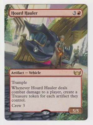 Altered Hoard Hauler HP WOTC MTG Magic Hand Painted Unique Extended Art Rare! - Image 1 of 2