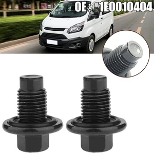 Oil Pan Screws Oil Drain Screw 1E0010404 97JM6730BA Black Non-deformatio - Picture 1 of 12